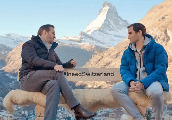 Zwitserland Roger Federer 21 interview
