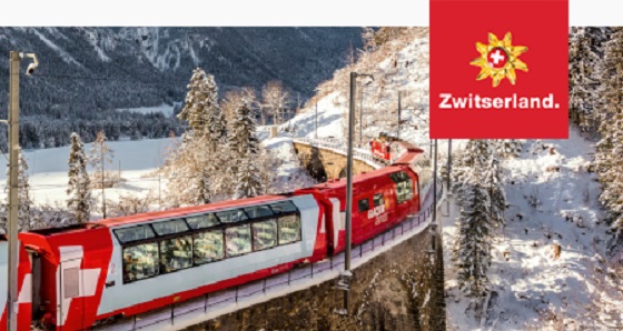 Zwitserland header trein