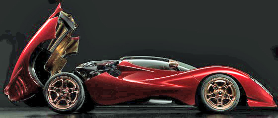 De Tomaso P72 19 motorkap