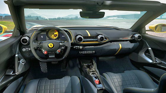 Ferrari 812 Competizione A 21 dash