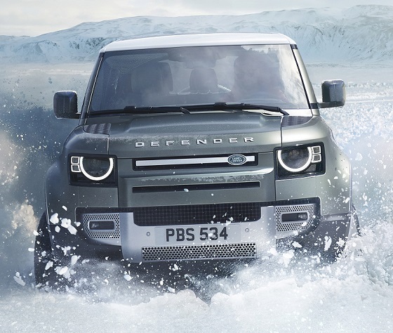 Land Rover Defender Ruimtevaarttechnologie 20 sneeuw