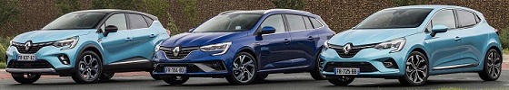 Renault Captur Megane Clio E TECH Hybrid 20 3x