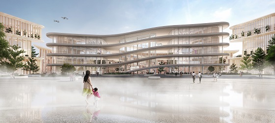 Toyota stad toekomst 21 luchthavengebouw